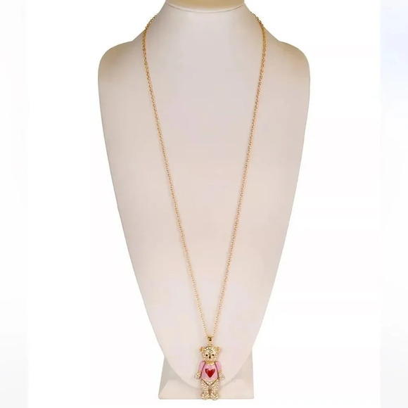 Charter Club Bear Heart Necklace NWT - Picture 1 of 2